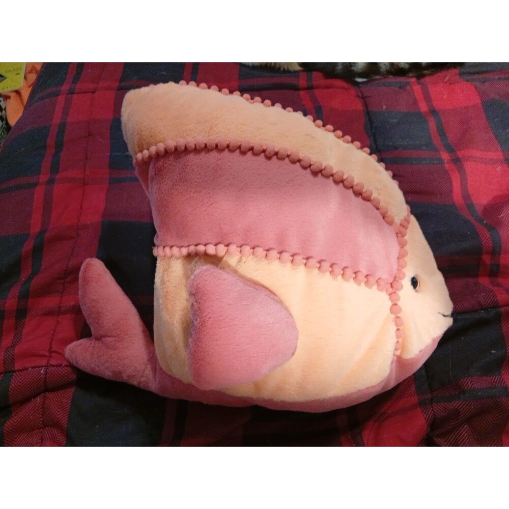 Jellycat Neo Fish Plush Stuffed Animal 9” Orange Coral Pink Red